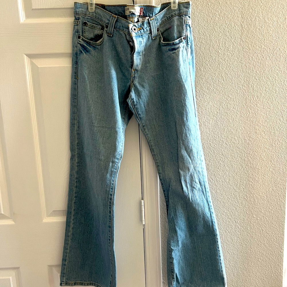 Levis blue jeans button up size 11 boot cut